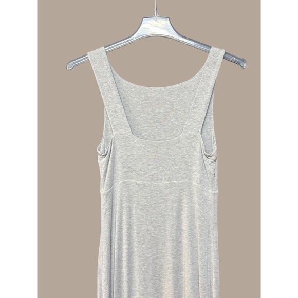 Athleta Grey Tank Maxi Dress Small Lightweight Stretch Casual Travel Athleisure - Picture 3 of 7
